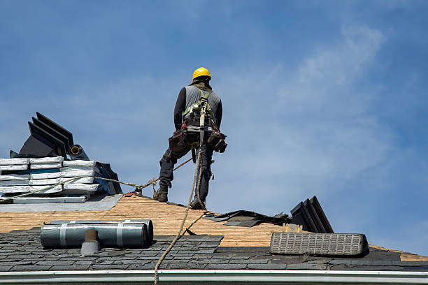 Professional Metal Roofing technician working in Rothbury, MI